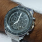 Men Silver Stainless Steel Strap Watch